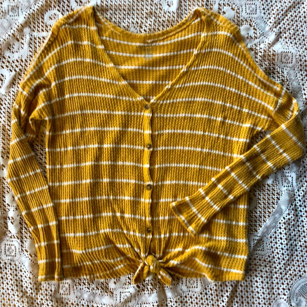 American Eagle Soft and Sexy Plush Button Up